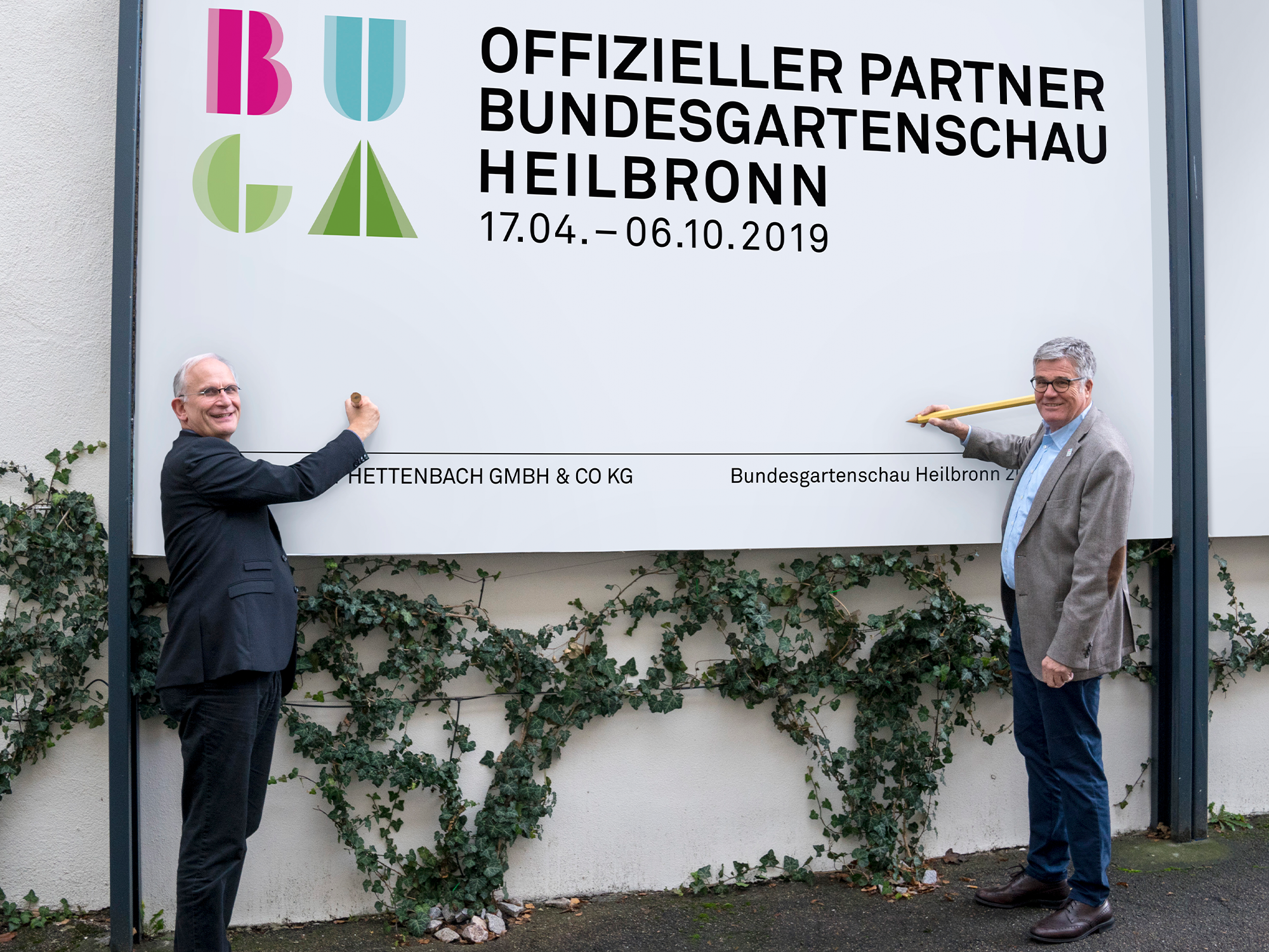 Werbeagentur Hettenbach offizieller Partner der BUGA im Bereich Außenwerbung