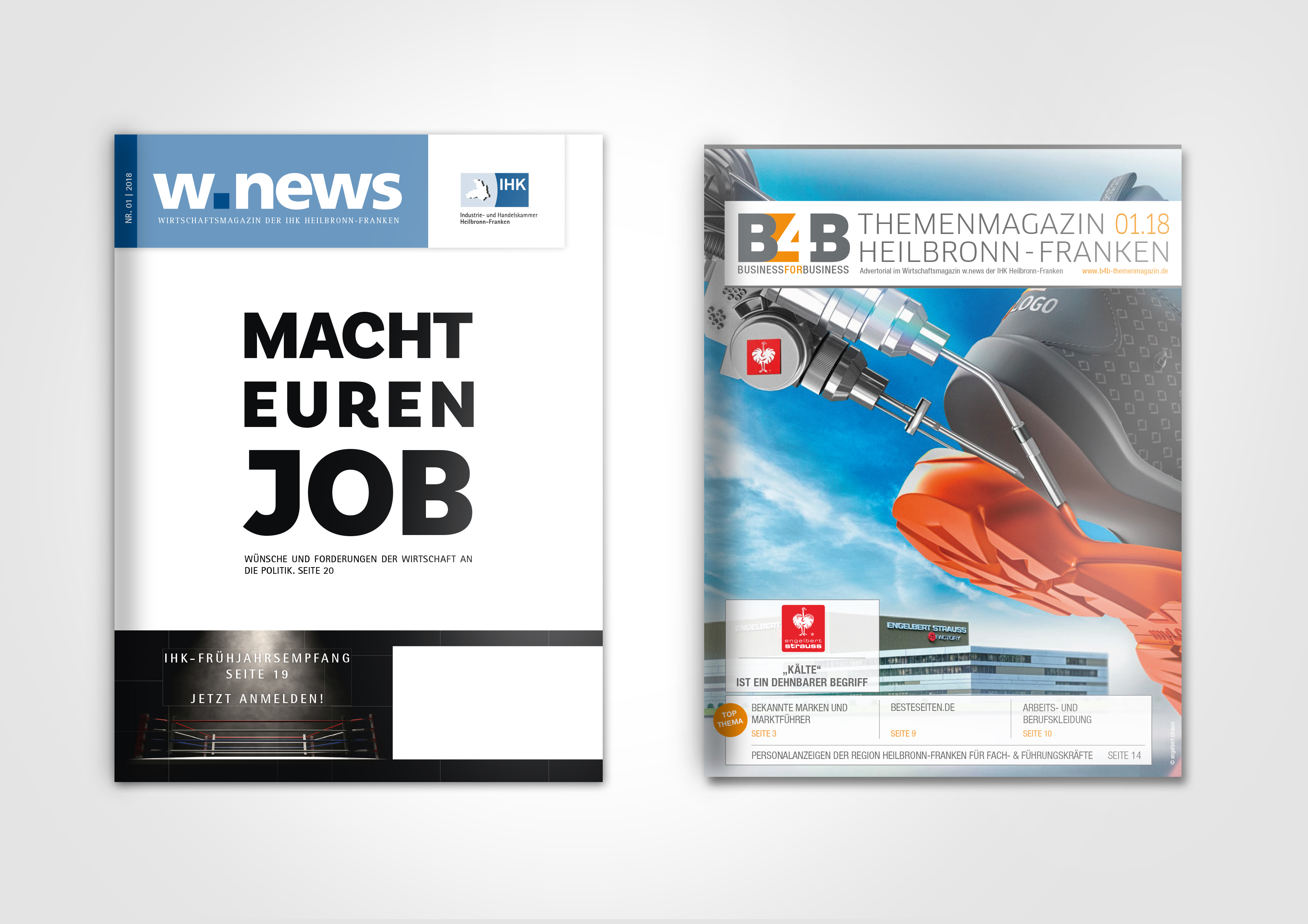 Verlagsjournal "wirtschaftinform.de" änderte sich zu "B4B Themenmagazin Heilbronn-Franken"